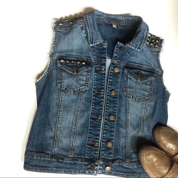 Rubbish Jackets & Blazers - 🆕Distressed Rubbish Nordstrom Denim Vest